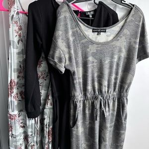 Bundle of 2 camouflage rompers size small/medium